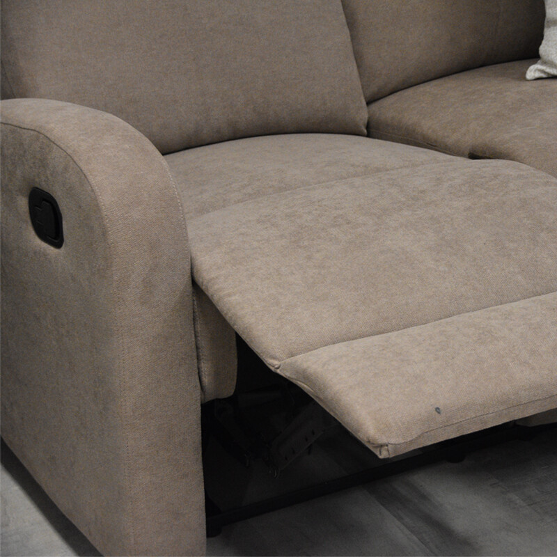 Reclinable Fine 3 cuerpos vison Reclinable Fine 3 cuerpos vison
