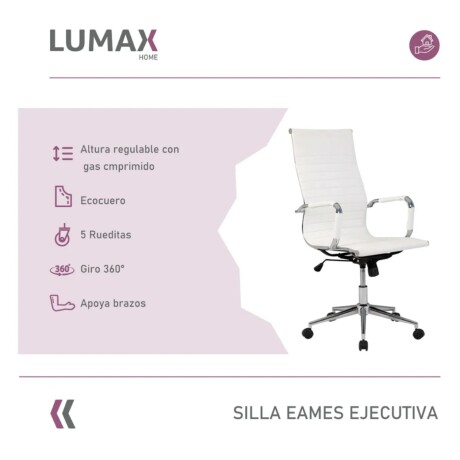 Silla Ejecutiva Ergonómica Lumax Modelo Tady Beige