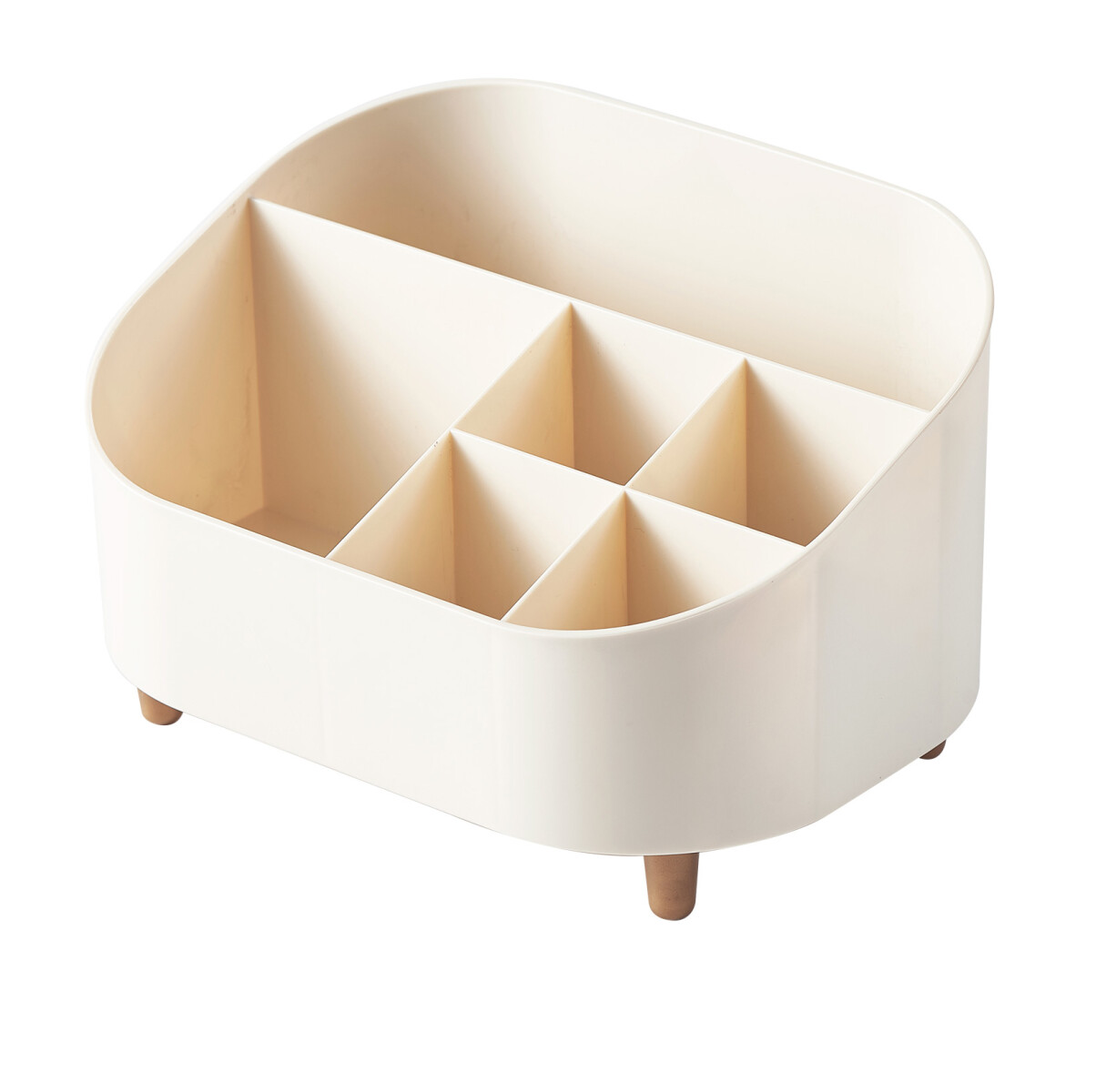 Organizador maquillaje - beige 