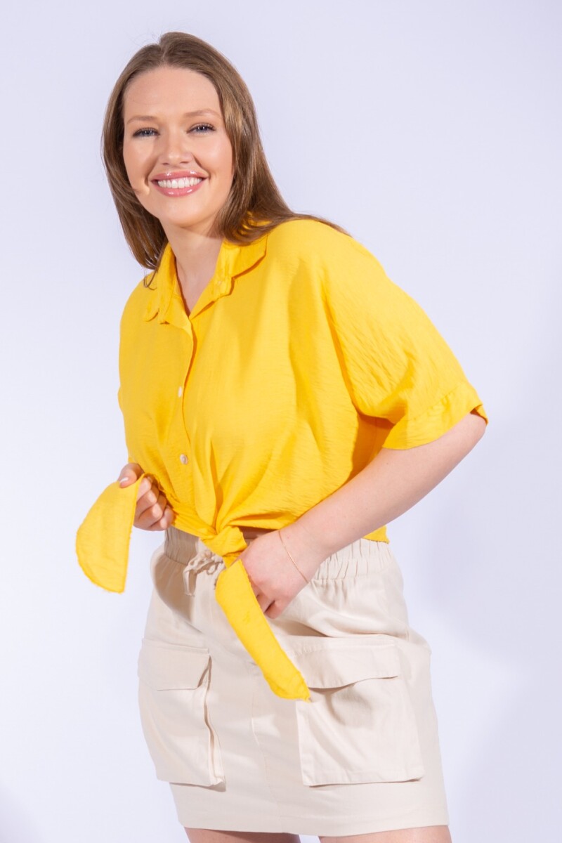 Camisa nudo Amarillo