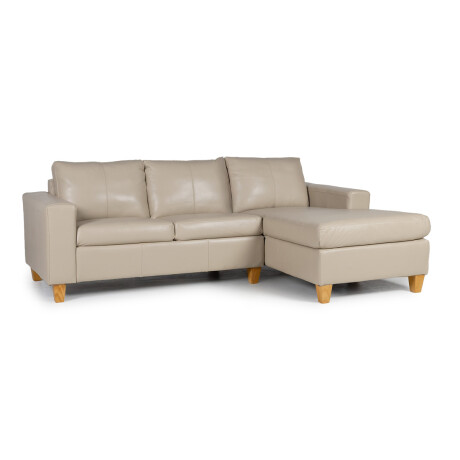 Rinconera Royale - Cuero Básico - Chaise Derecho 519 (Beige)