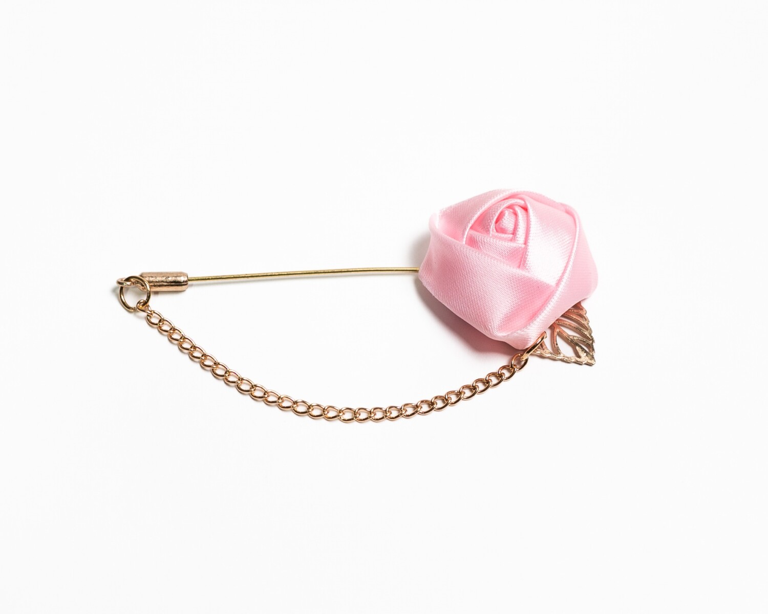 Pin para el Ojal Diseño Flor - ROSADO 