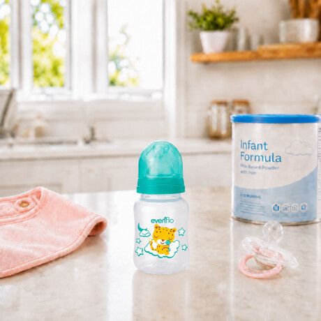 Mamadera Evenflo Dreams Bebés 0-3M 120Ml Tetina Flujo Lento Verde