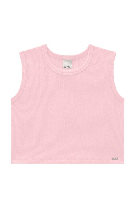 Blusa Cropped Rosa