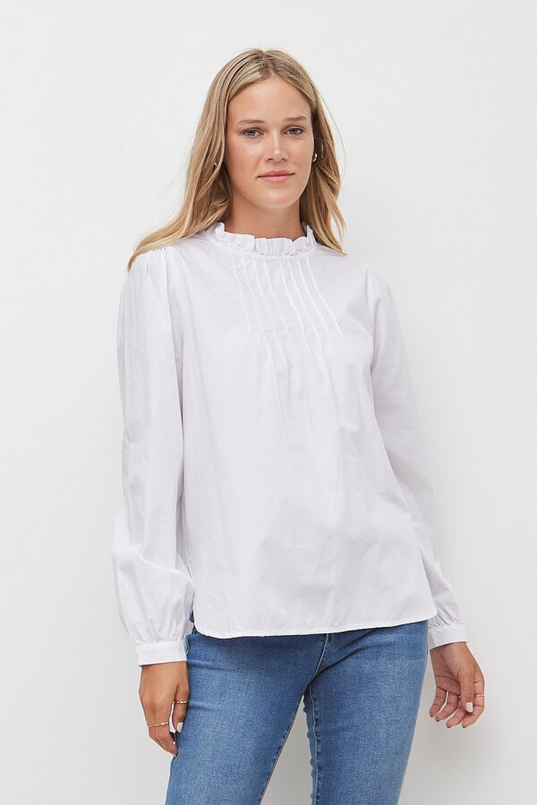 Blusa Algodon BLANCO