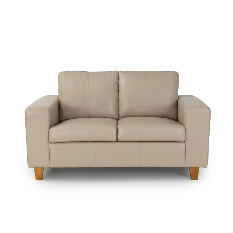 Sofá Royale - Cuero Básico - 2 cuerpos 519 (Beige)