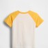 V-FRCH SS LOGO GRPH RAGLAN T NEW OFF WHITE