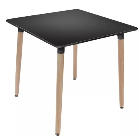 MESA DE COMEDOR EAMES CUADRADA 80 CM Mesa Eames Negra Cuadrada 80cm