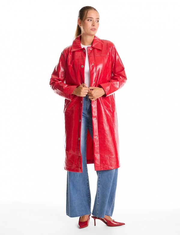 Chaqueta Charol ROJO