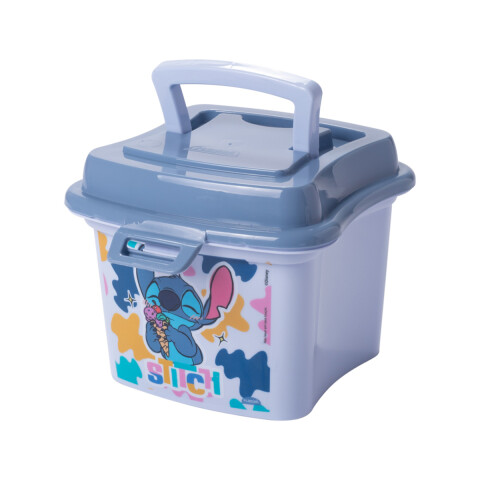 Mini Caja Infantil Organizadora Plástica Stitch 1 Lts U