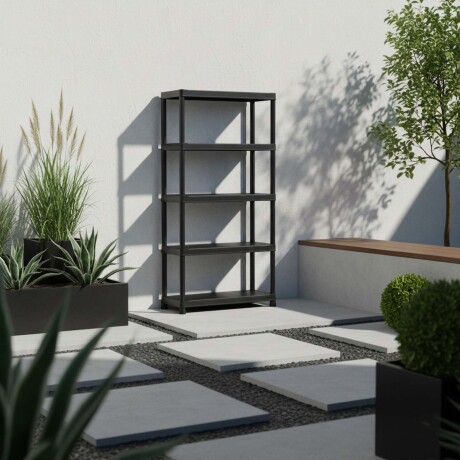 ESTANTERÍA POLIPROPILENO NEGRO PLUS 80/5