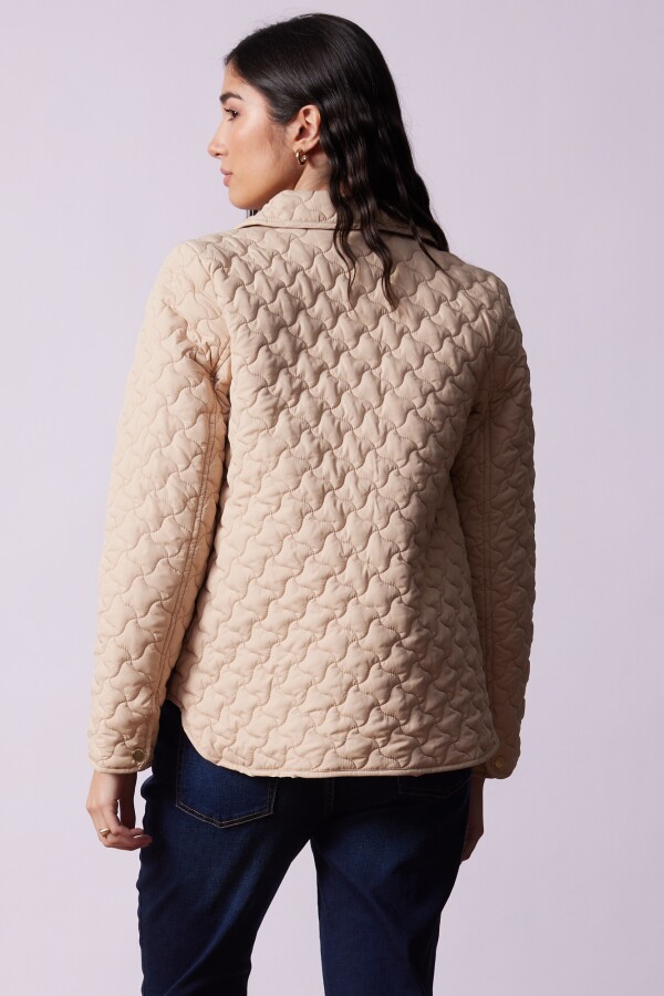 Campera Capitoneada BEIGE