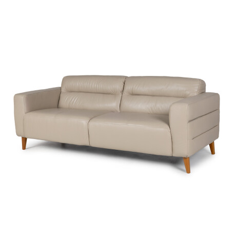 Sofá Bonner - Cuero Básico - 3 cuerpos 519 (Beige)
