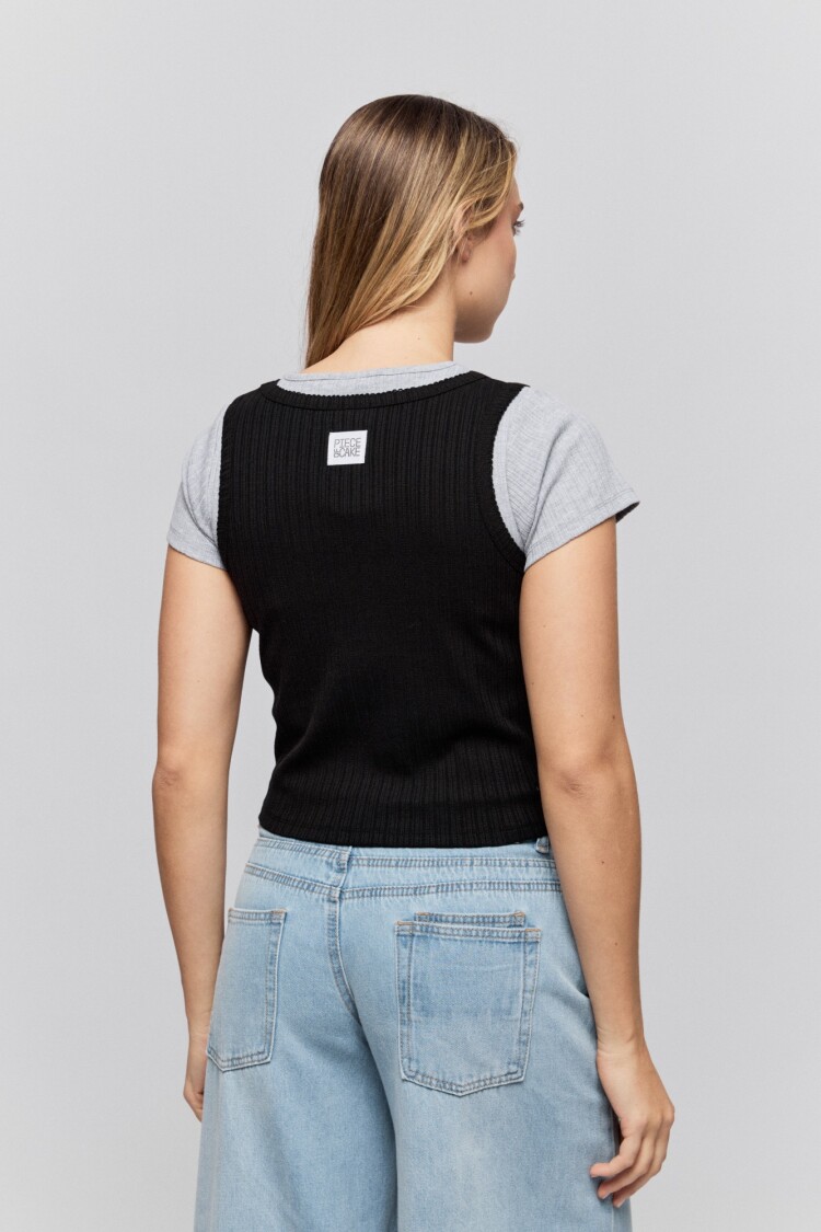 MUSCULOSA CAMPIELLO Negro