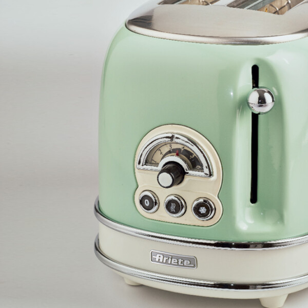 Tostadora Ariete Vintage Retro 2 Panes VERDE