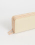 Ficheros Clasico Billeteras Fichero Doble Compartimiento - Blanco Crudo