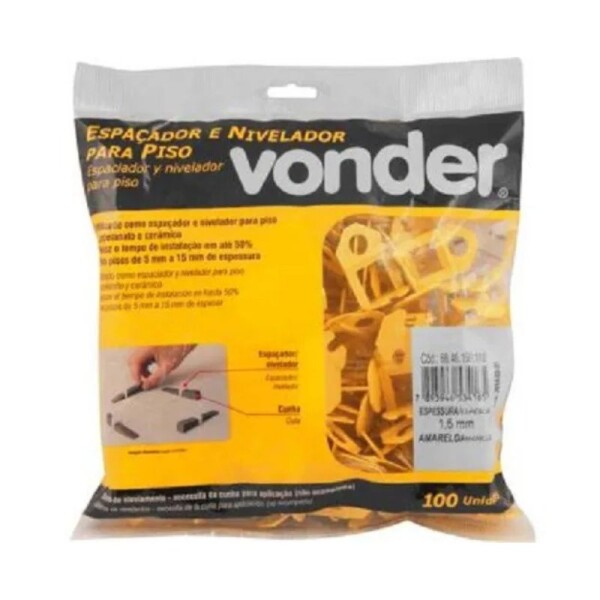 NIVELADOR PARA PISO 3 MM - 100 UND NIVELADOR PARA PISO 3 MM - 100 UND