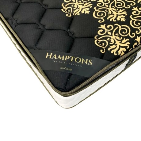 Sommier 2 plazas Hamptons Hybrid Iridium Negro