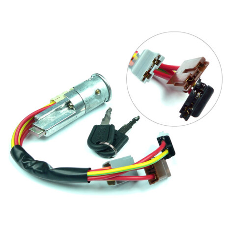 LLAVE CONTACTO ARRANQUE CITROEN - PEUGEOT 306 ZX AX SAXO 92/ 6 CABLES CORTO 8CM - LLAVE CONTACTO ARRANQUE CITROEN - PEUGEOT 306 ZX AX SAXO 92/ 6 CABLES CORTO 8CM -
