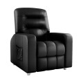 POLTRONA RECLINABLE AZERA - NEGRA POLTRONA RECLINABLE AZERA - NEGRA