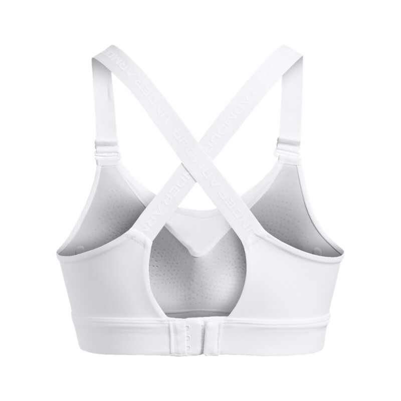 UA Infinity High 2.0 Bra-YLW WHT-101