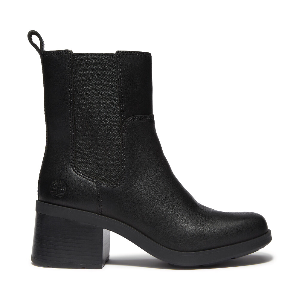 Botas Mid Chelsea Mujer Black Full Grain