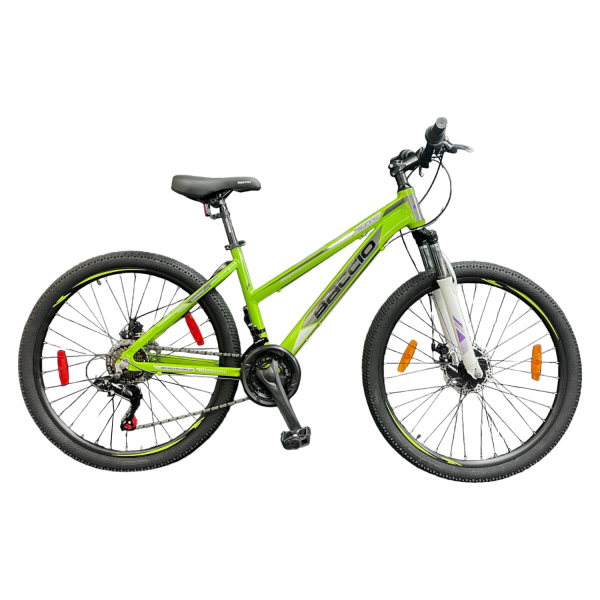 Bicicleta Baccio Sunny Lady rodado 26 Montaña Shimano 21 cambios - VERDE 