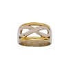 Anillo Infinito-Plata y Oro-Sin Piedra-AN5037 sinpiedra