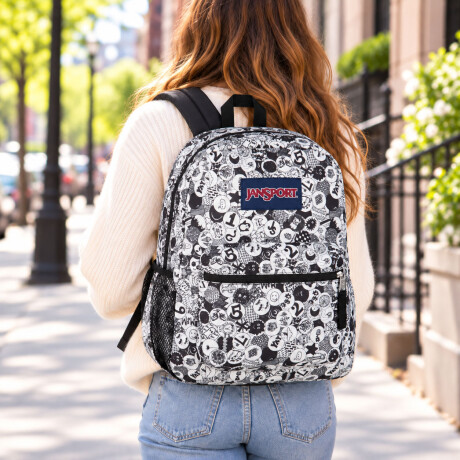 Mochila Escolar Jansport Cross Town Original Unisex Urbana Doodle Dots