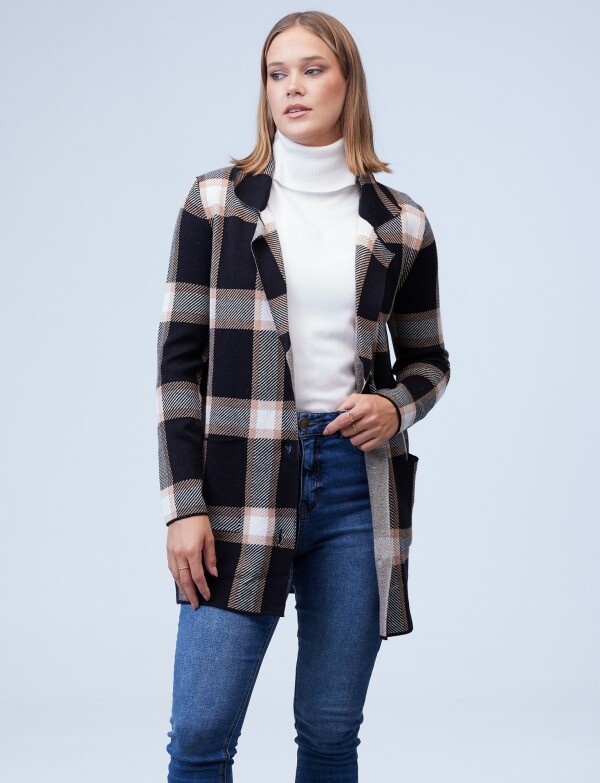 Cardigan Cuadrille MULTI/NEGRO