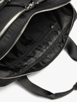 Bolso De Nylon Para Portátil Hasta 15" Repelente Al Agua negro