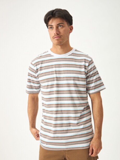REMERA STRIPES BLANCO
