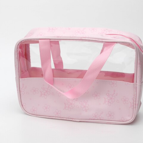 NECESER TRANSPARENTE CON ASAS ESTAMPADO (FLORES DE CEREZO/L) NECESER TRANSPARENTE CON ASAS ESTAMPADO (FLORES DE CEREZO/L)