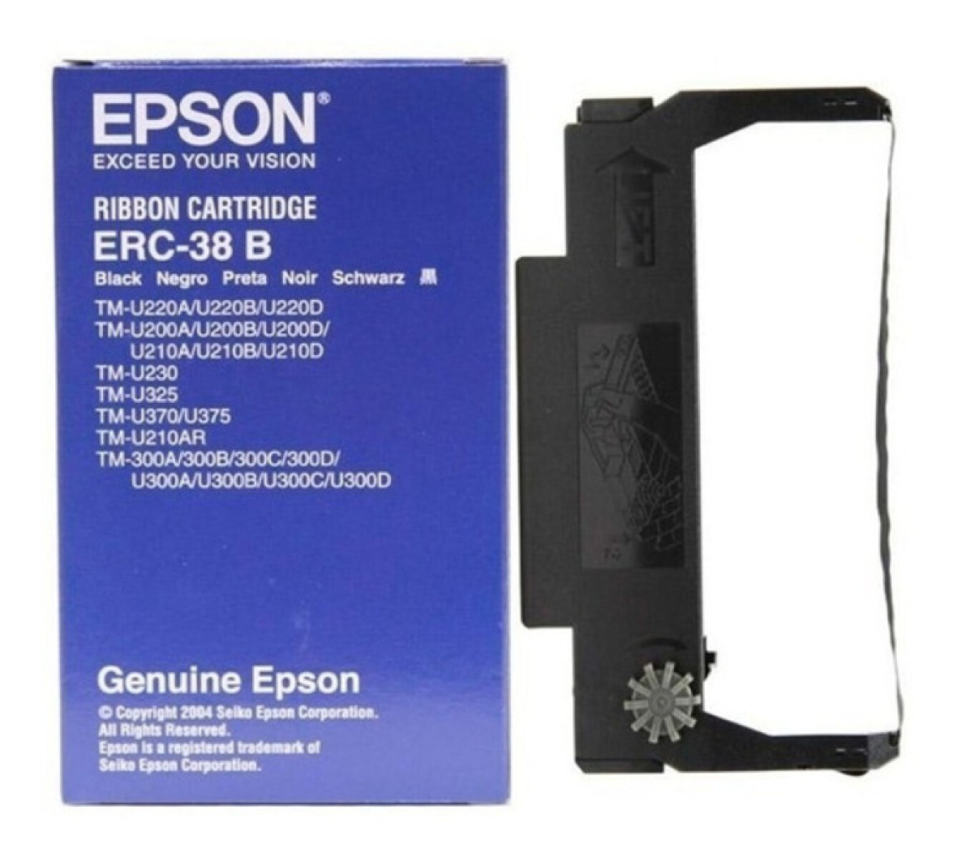 EPSON CINTA ERC-38B NEGRO TMU-200/220/230/300/325/375 - Epson Cinta Erc-38b Negro Tmu-200/220/230/300/325/375 