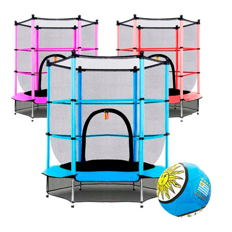 Cama Elástica Trampolín 1.40mts Calidad N°1 Rojo