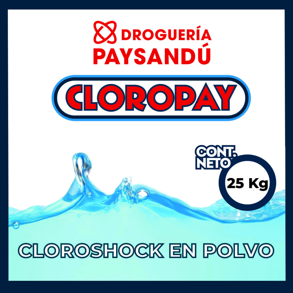 Cloropay Cloroshock polvo - 25 Kg 