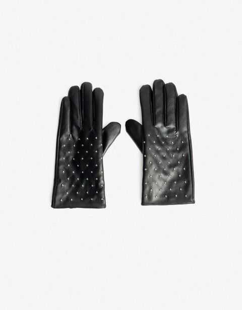 Guantes Varios Guantes Con Tachas - Negro