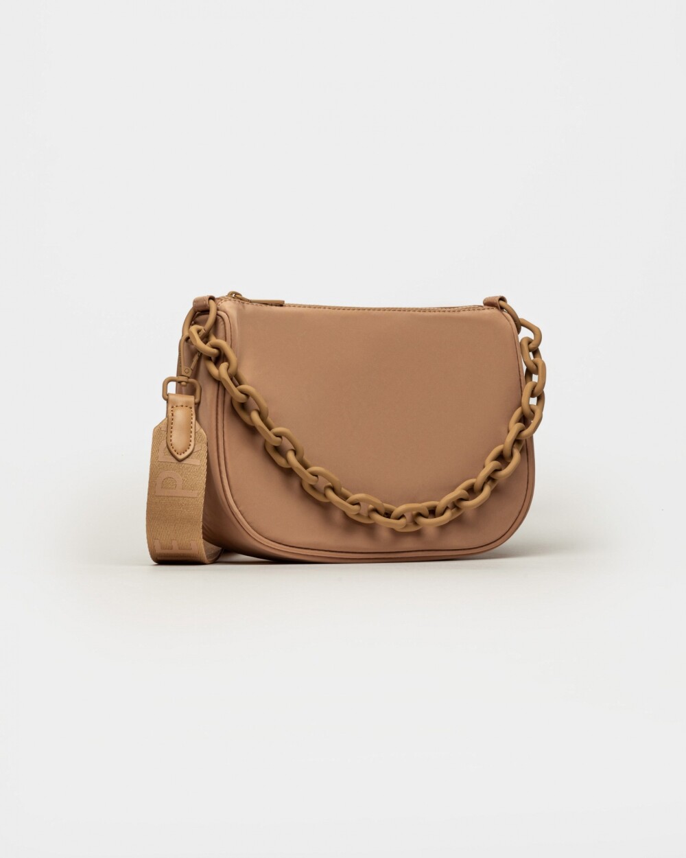 Cartera Mila Efecto Cuero Natural Cuoio