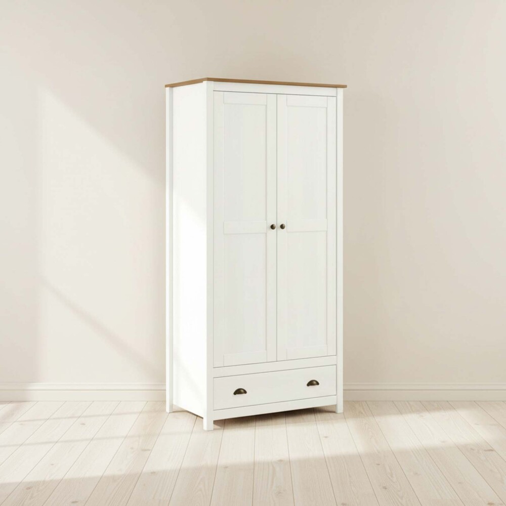 PLACARD ROPERO 2 PUERTAS MADERA NATURAL-BEIGE TOPAZIO