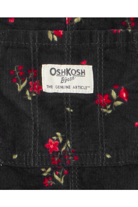 Enterito de pana, diseño floral Enterito de pana, diseño floral