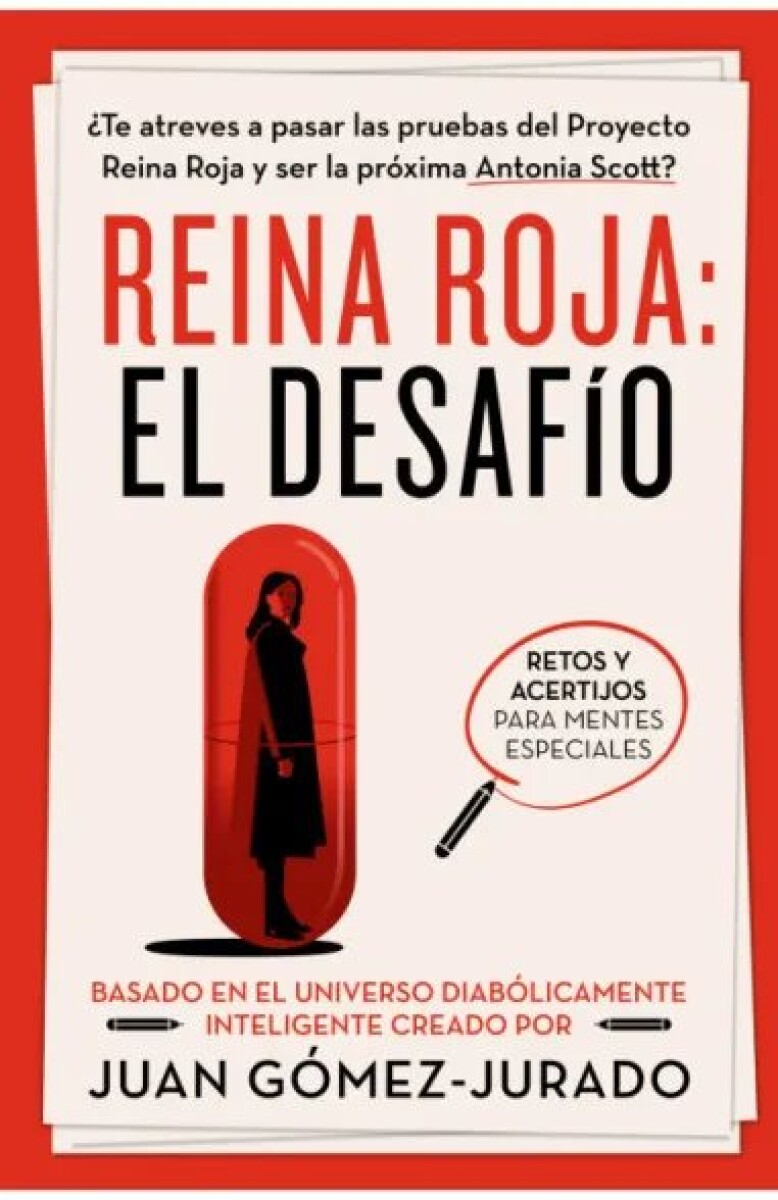 REINA ROJA EL DESAFIO RETOS Y ACERTIJOS PARA MENTES ESPECIALES 