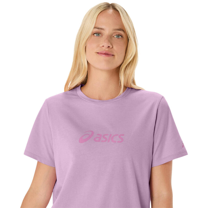 Polo Training Training Core Logo Tee Mujer Light Ube