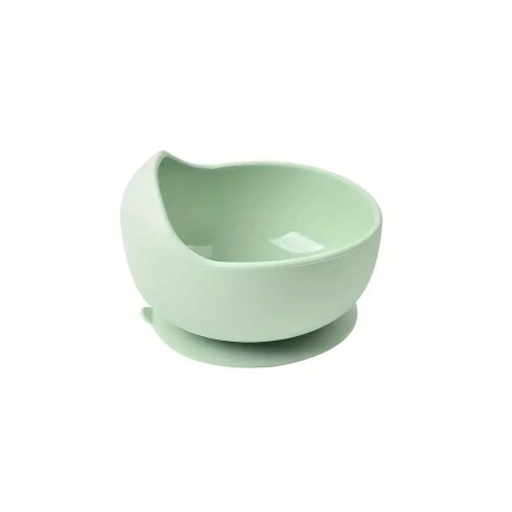 Bowl de silicona con ventosa Verde