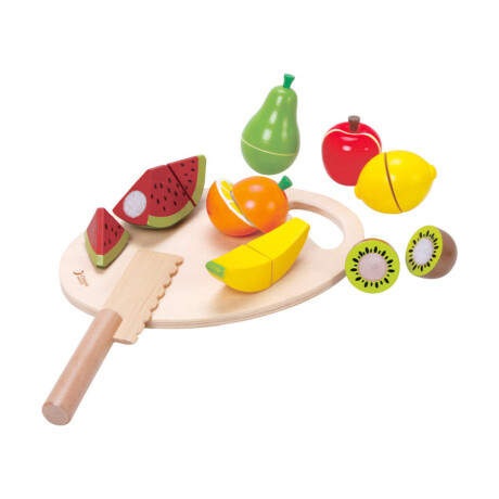 Juego de frutas Classic World en madera