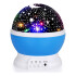Lámpara Veladora Proyector Led De Estrellas Usb Mesa Techo Variante Color Celeste