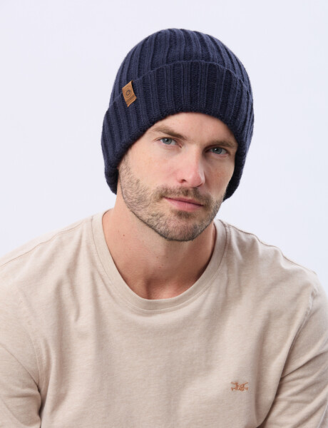 GORRO TEJIDO Azul