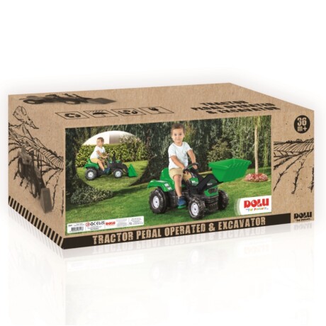 Tractor a Pedal Infantil Dolu con Pala Excavadora 001