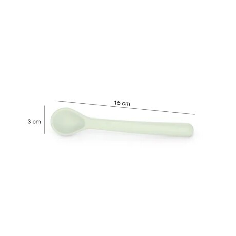 Set Vajilla en Silicona 4Pzas p/Comida Bebé Essence Suavinex Verde