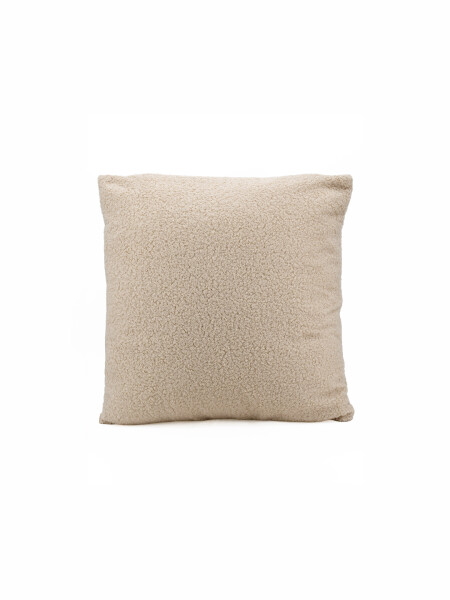FUNDA DE ALMOHADON TEDDY NATURAL