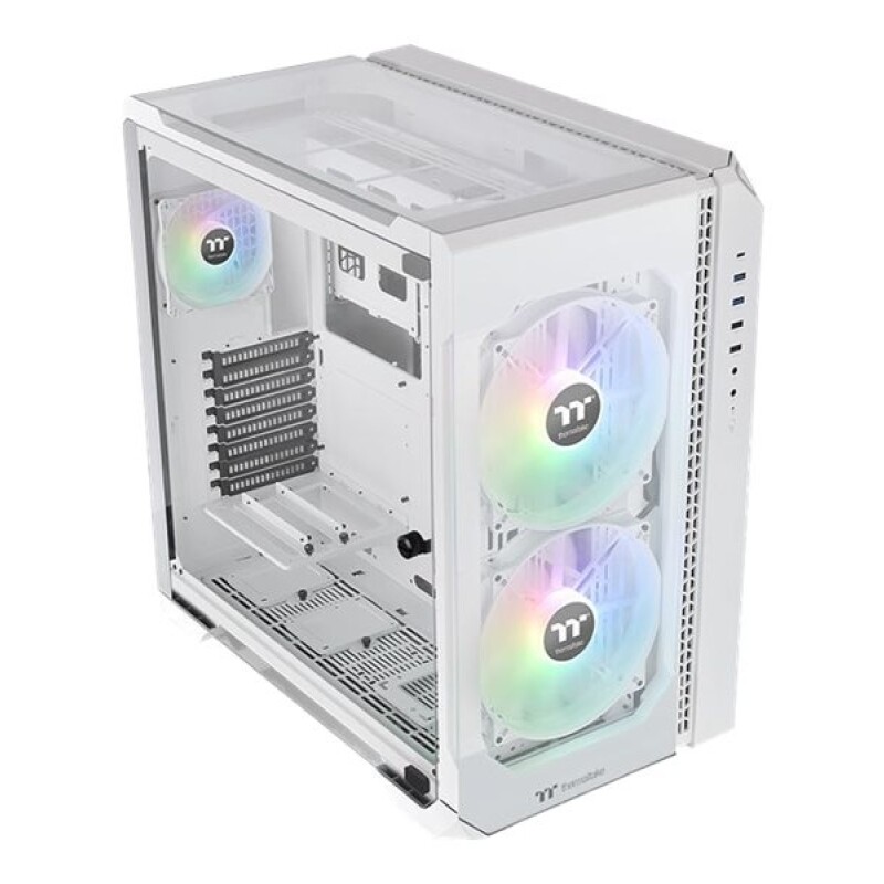 Thermaltake View 51 TG Snow - ARGB Edition - torre - ATX - panel lateral con ventana (cristal templado) - sin fuente de alimenta Thermaltake View 51 TG Snow - ARGB Edition - torre - ATX - panel lateral con ventana (cristal templado) - sin fuente de alimenta